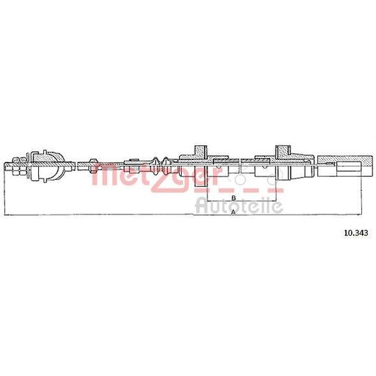 10.343 - Clutch Cable 