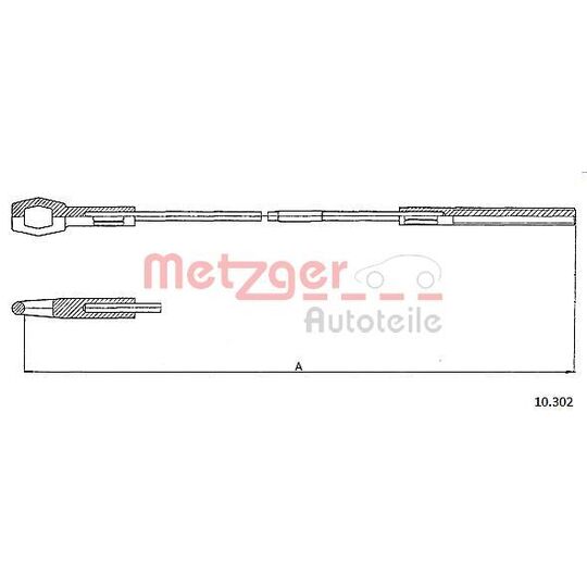 10.302 - Clutch Cable (Metzger) 
