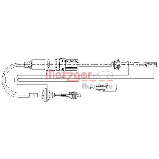 10.3446 - Clutch Cable 