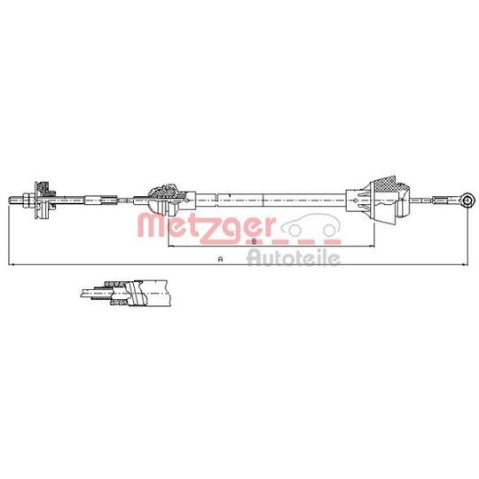 10.3601 - Clutch Cable 