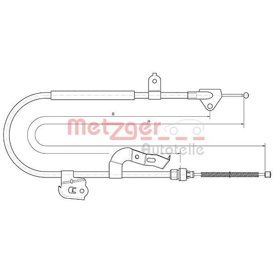 10.4510 - Cable, parking brake 