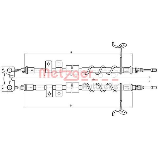 10.5337 - Cable, parking brake 