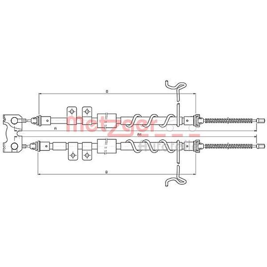 10.5334 - Cable, parking brake 