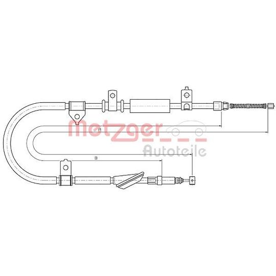 10.5236 - Cable, parking brake 