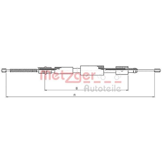 10.6027 - Cable, parking brake 