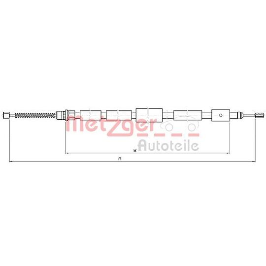 10.6032 - Cable, parking brake 