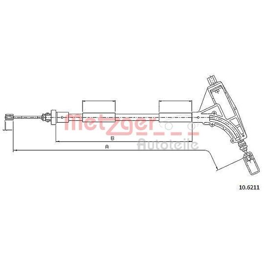 10.6211 - Cable, parking brake 
