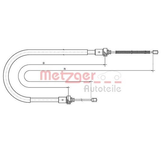 10.6892 - Cable, parking brake 