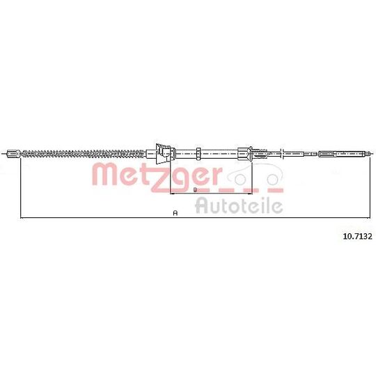 10.7132 - Cable, parking brake 