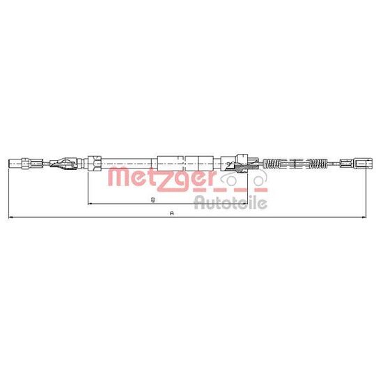 10.7383 - Cable, parking brake 