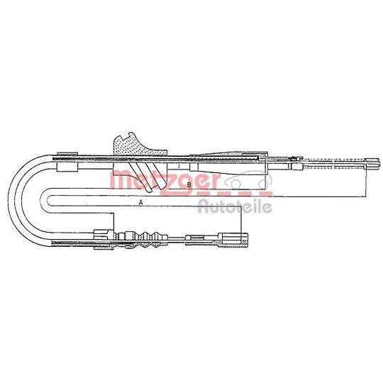10.7502 - Cable, parking brake 