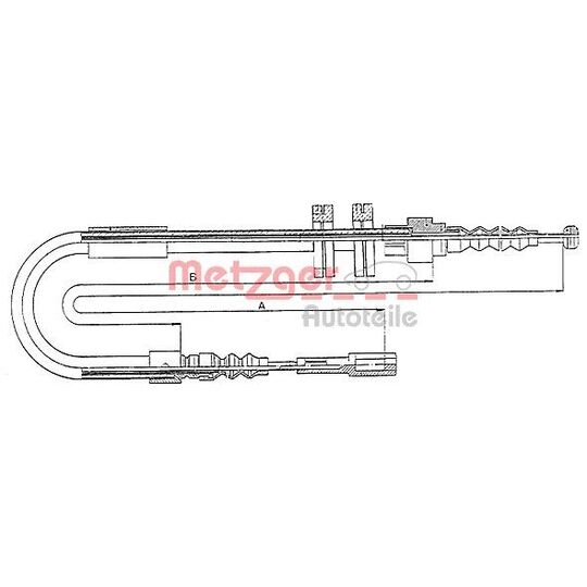 10.7582 - Cable, parking brake 