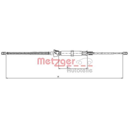 10.9032 - Cable, parking brake 