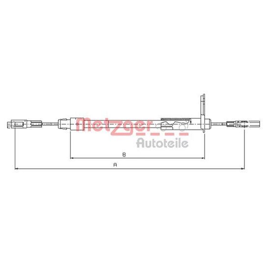 10.9441 - Cable, parking brake 