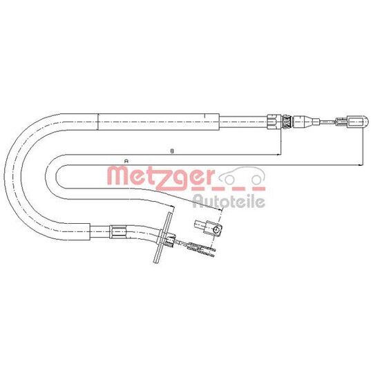 10.9879 - Cable, parking brake 
