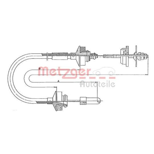 11.3007 - Clutch Cable 