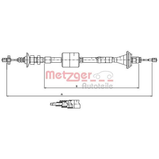 11.2912 - Clutch Cable 