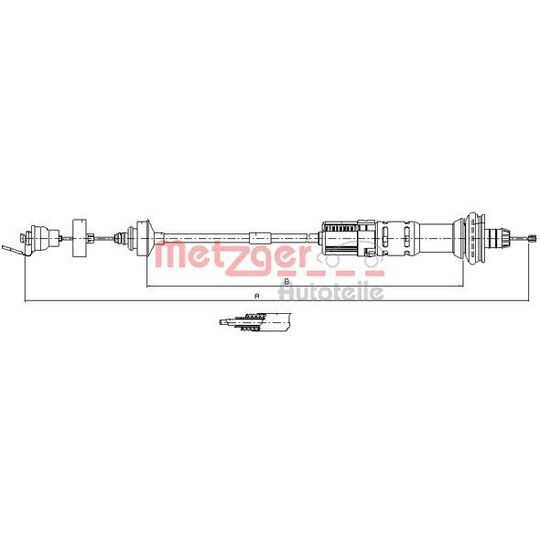 11.3029 - Clutch Cable 