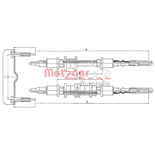 11.5971 - Cable, parking brake 