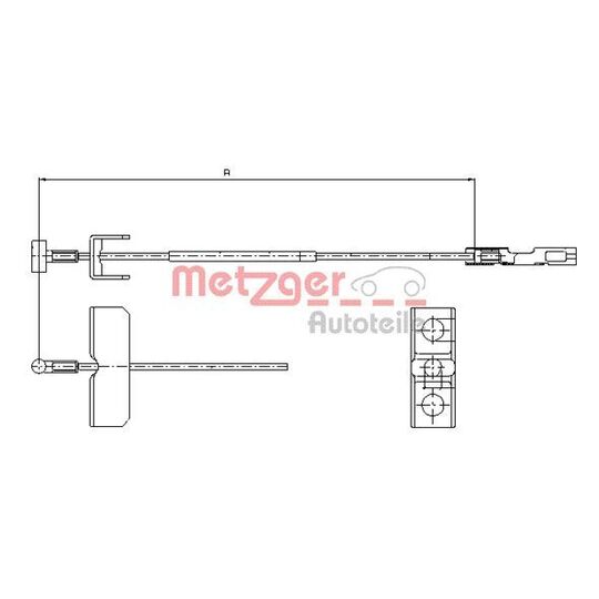 11.6803 - Cable, parking brake 