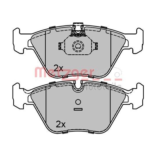 1170128 - Brake Pad Set, disc brake 