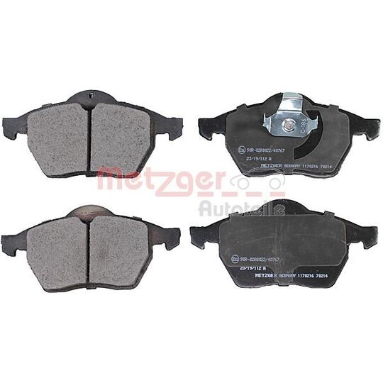 1170216 - Brake Pad Set, disc brake 