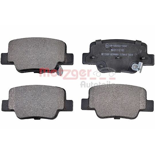 1170410 - Brake Pad Set, disc brake 