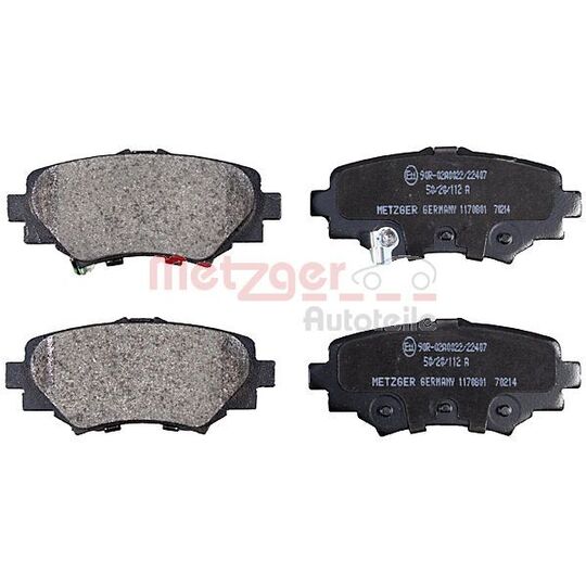 1170801 - Brake Pad Set, disc brake 