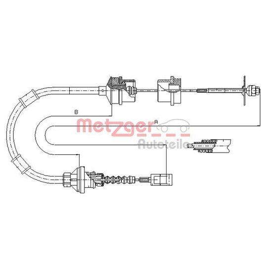 1172.7 - Clutch Cable 