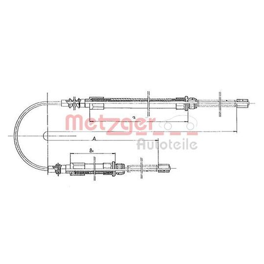 1171.1 - Cable, parking brake 