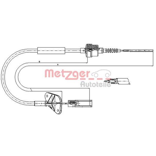12.7201 - Clutch Cable 