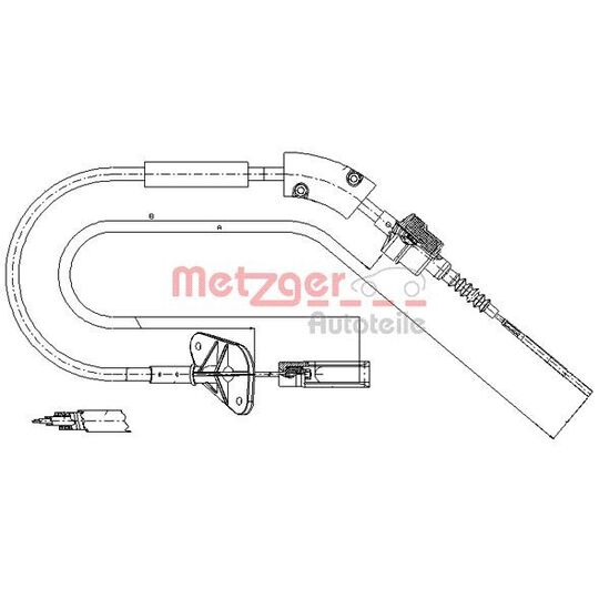 12.7202 - Clutch Cable 