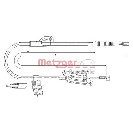 17.0126 - Cable, parking brake 