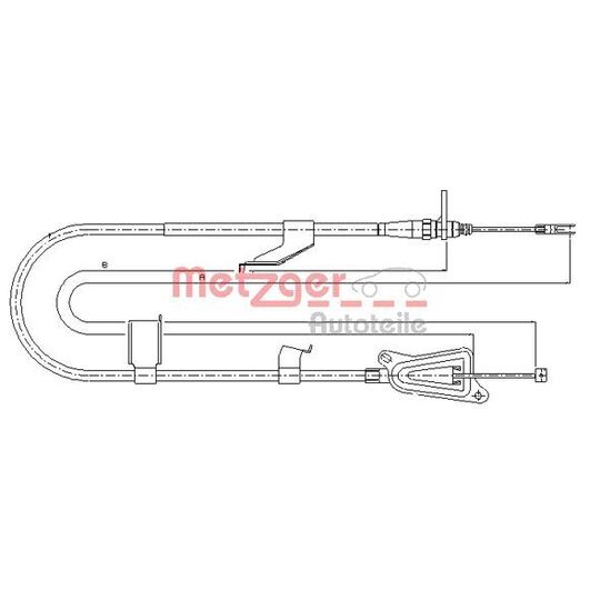 17.0335 - Cable, parking brake 