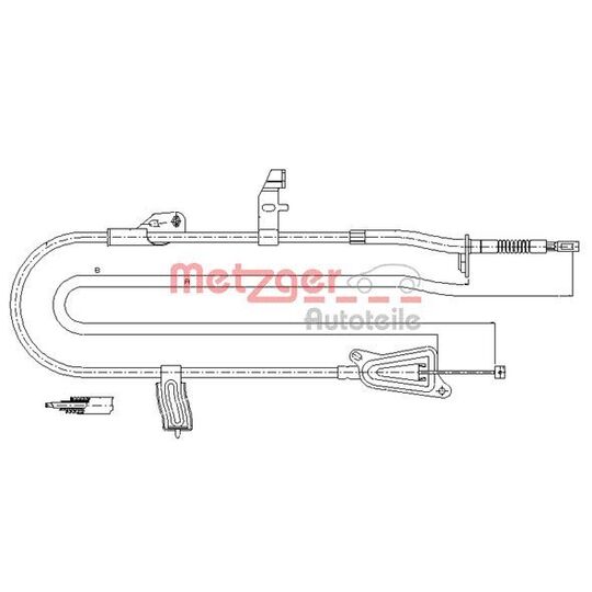 17.0247 - Cable, parking brake 