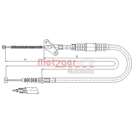 17.2721 - Cable, parking brake 