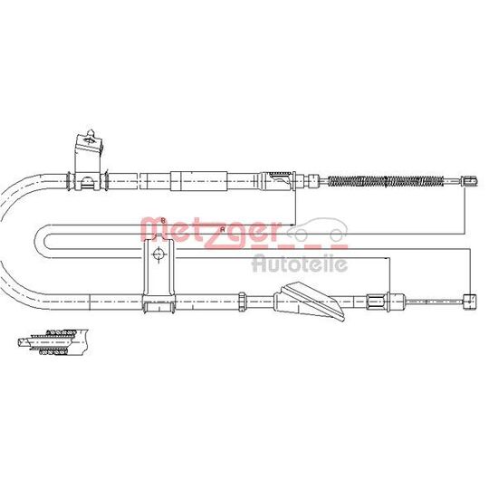 17.2515 - Cable, parking brake 