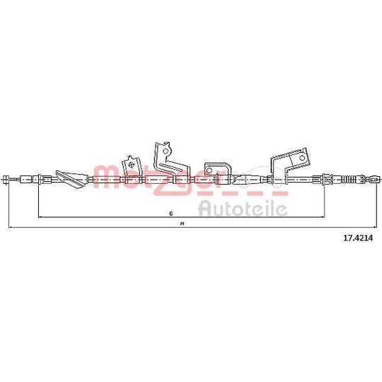 17.4214 - Cable, parking brake 