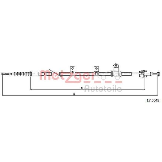 17.6049 - Cable, parking brake 