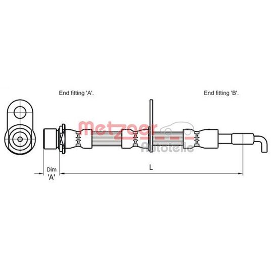 4110001 - Brake Hose 