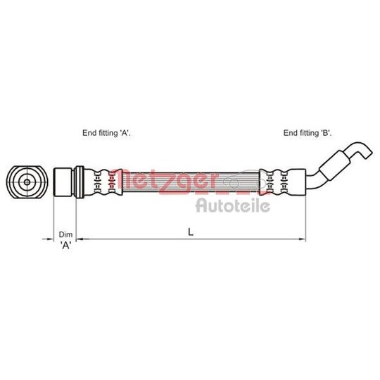 4110027 - Brake Hose 