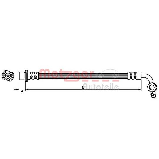 4110100 - Brake Hose 