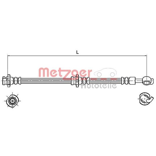 4110129 - Brake Hose 