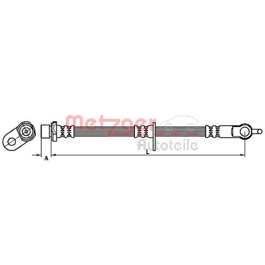 4110116 - Brake Hose 