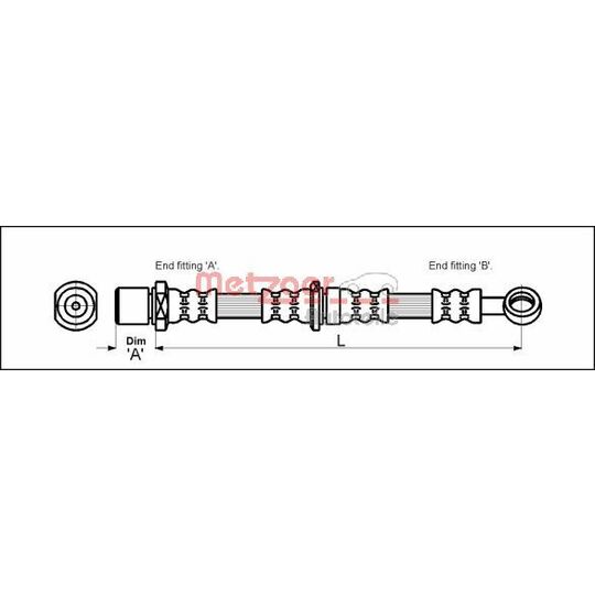 4110200 - Brake Hose 