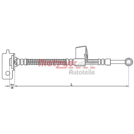 4110137 - Brake Hose 