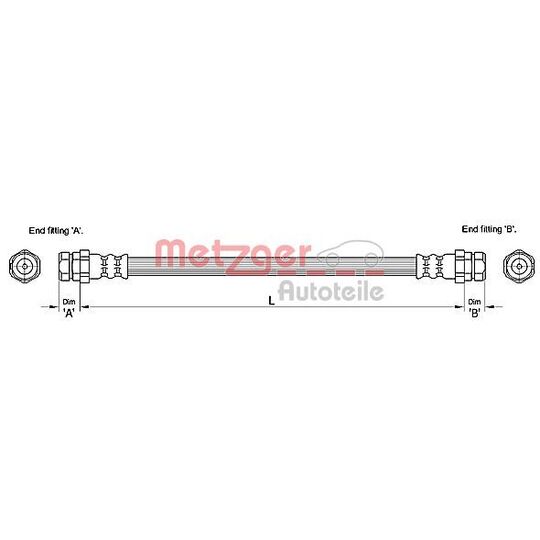 4110244 - Brake Hose 