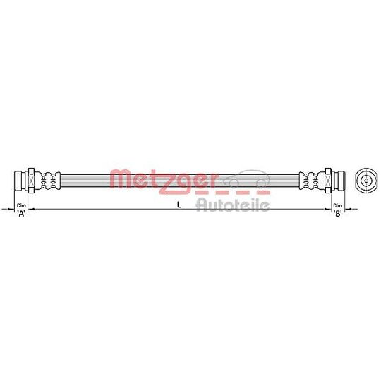 4110220 - Brake Hose 