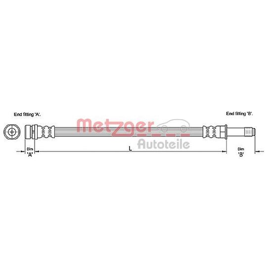 4110231 - Brake Hose 