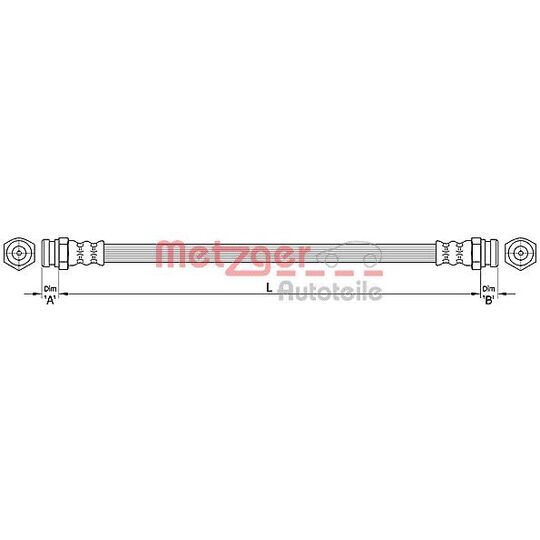 4110304 - Brake Hose 